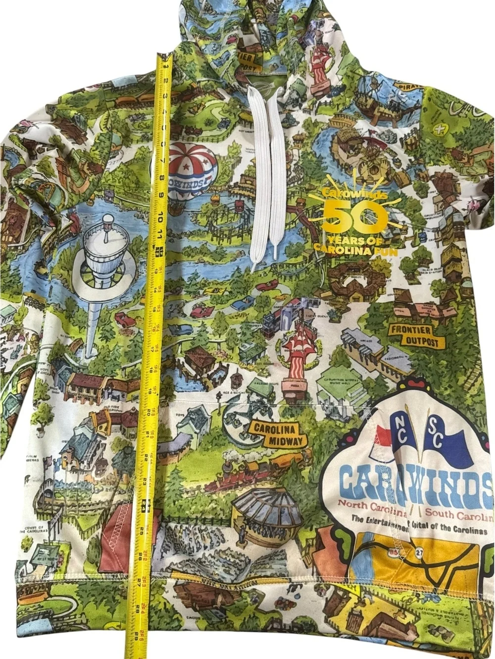 Carowinds Theme Park 50th Anniversary premium hoodie